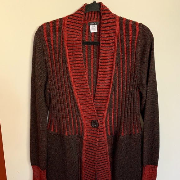 Alpaca+ handmade Peruvian tunic sweater - Picture 5 of 6